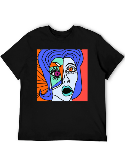 Abstract Art Graphic T-Shirt - Modern Stylish Tee