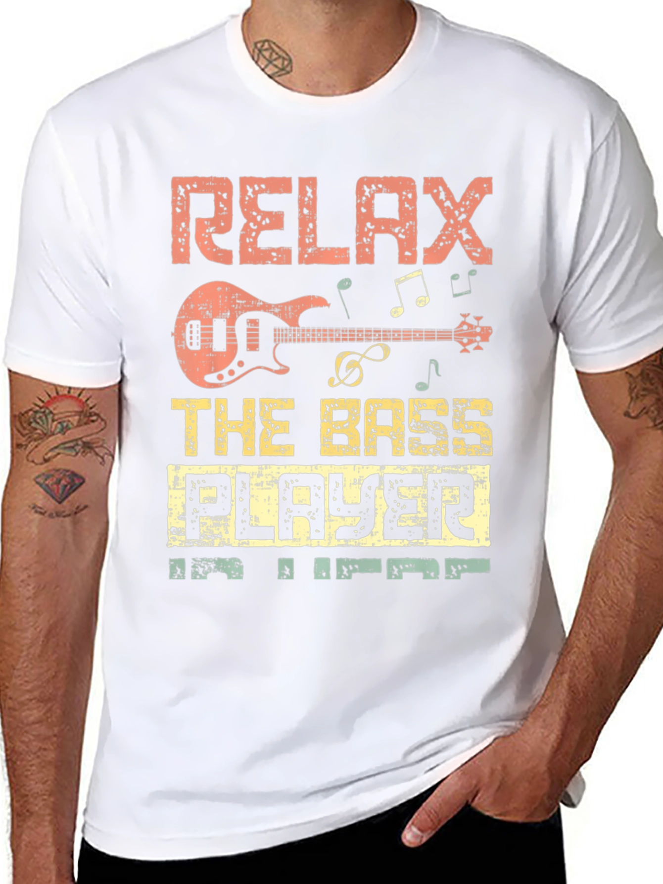 Relax the Bass Player is Here T-Shirt