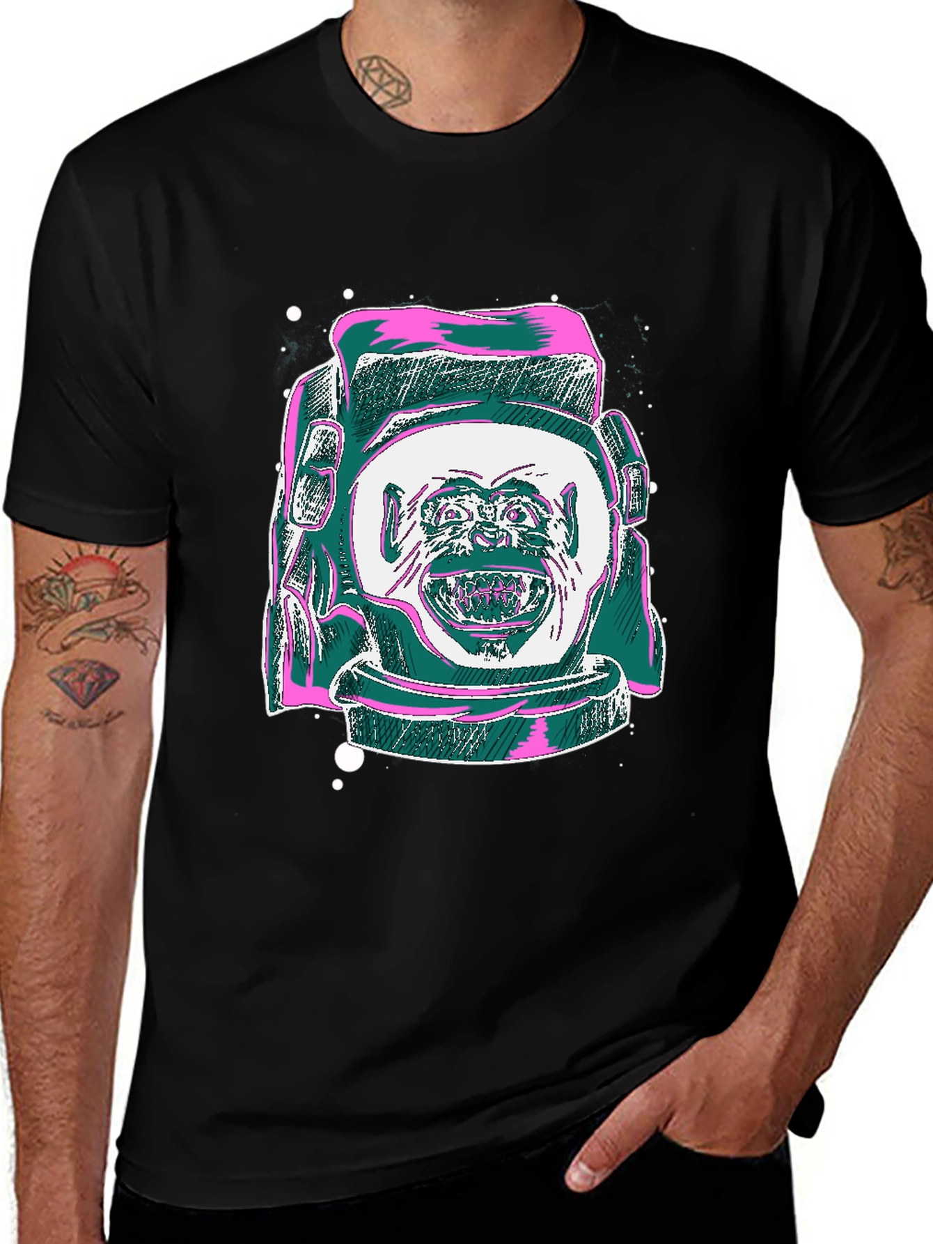 Astro Monkey Graphic Tee