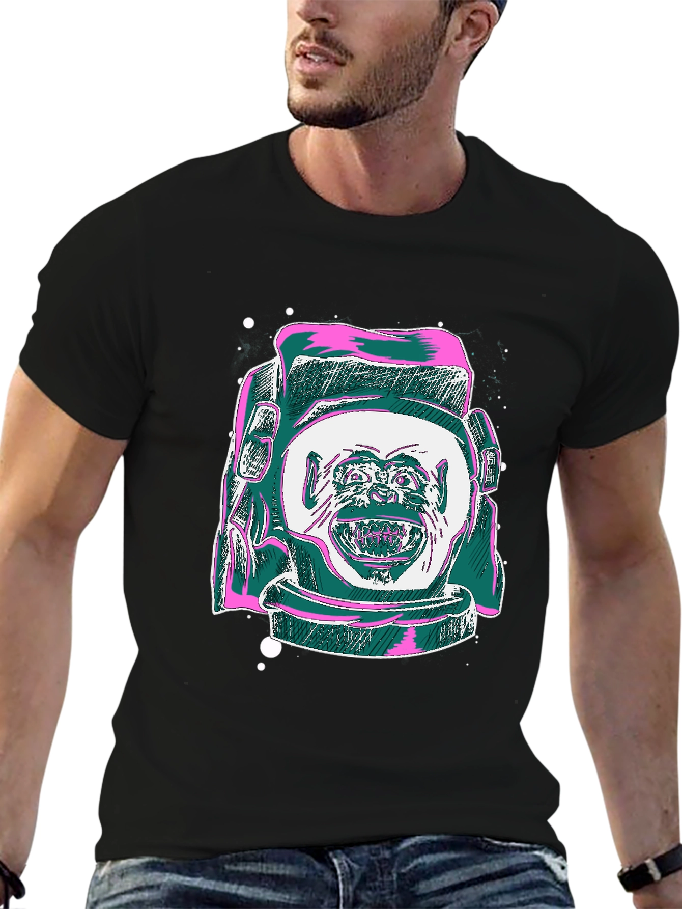 Astro Monkey Graphic Tee