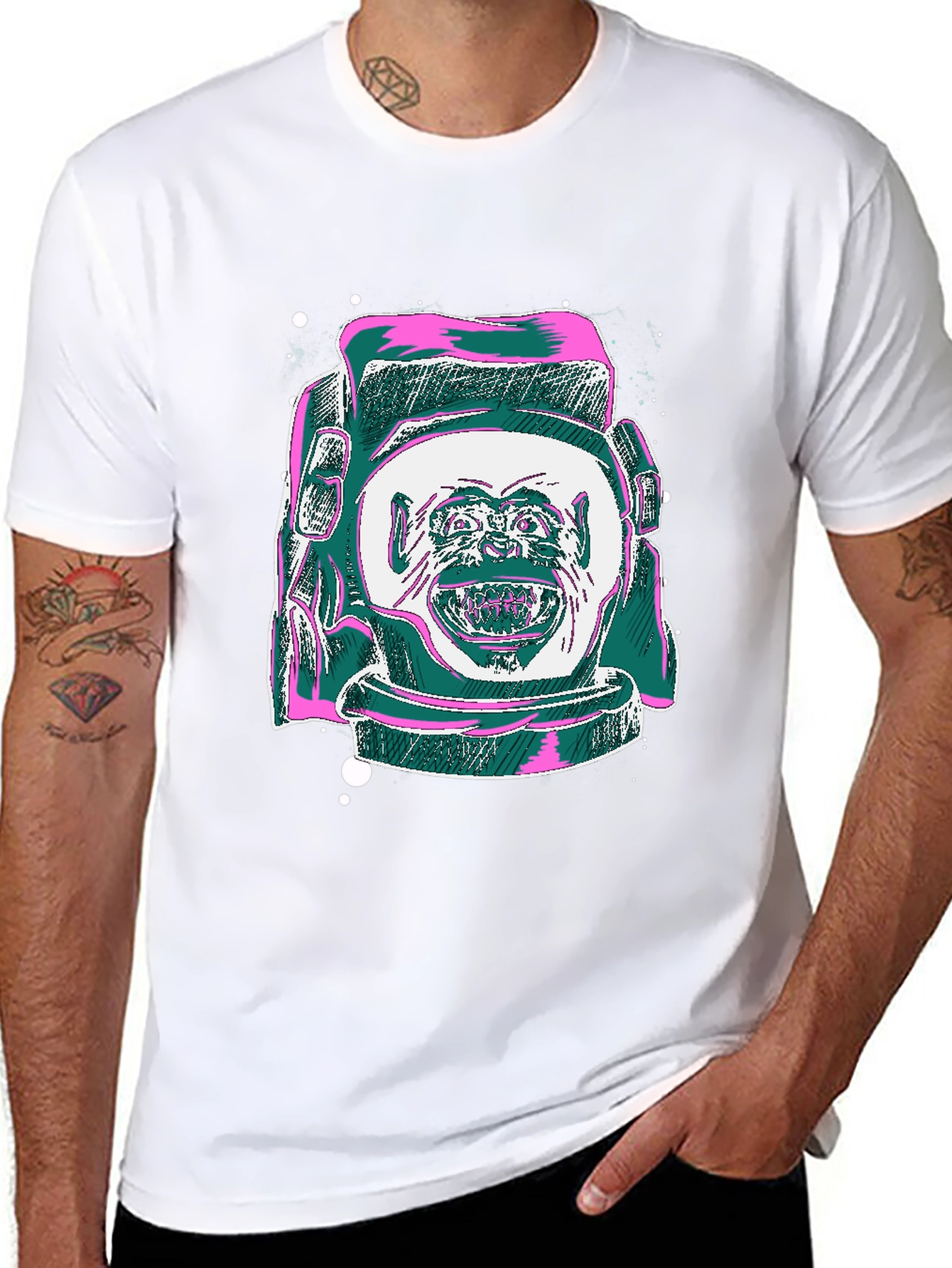 Astro Monkey Graphic Tee