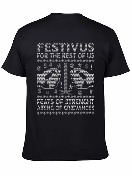 Festivus Ugly Christmas Sweater Style T-Shirt