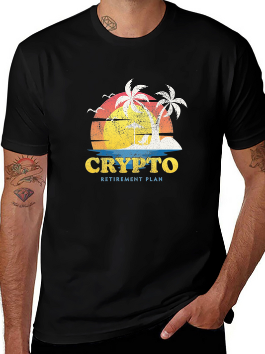 Crypto Retirement Plan T-Shirt - Island Life