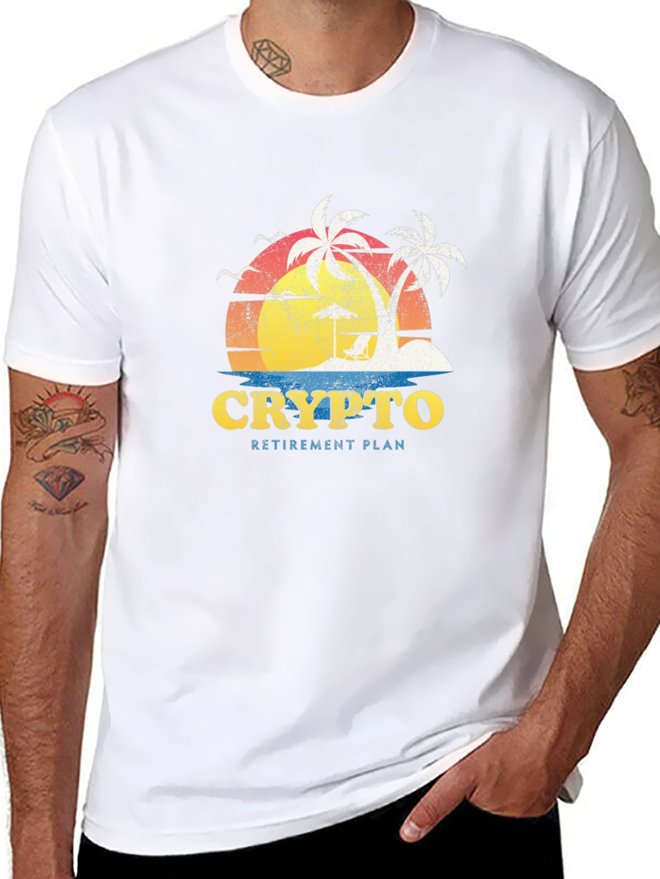 Crypto Retirement Plan T-Shirt - Island Life