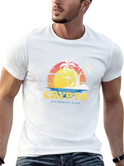 Crypto Retirement Plan T-Shirt - Island Life