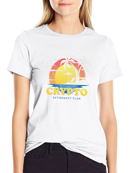 Crypto Retirement Plan T-Shirt - Island Life
