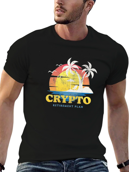 Crypto Retirement Plan T-Shirt - Island Life