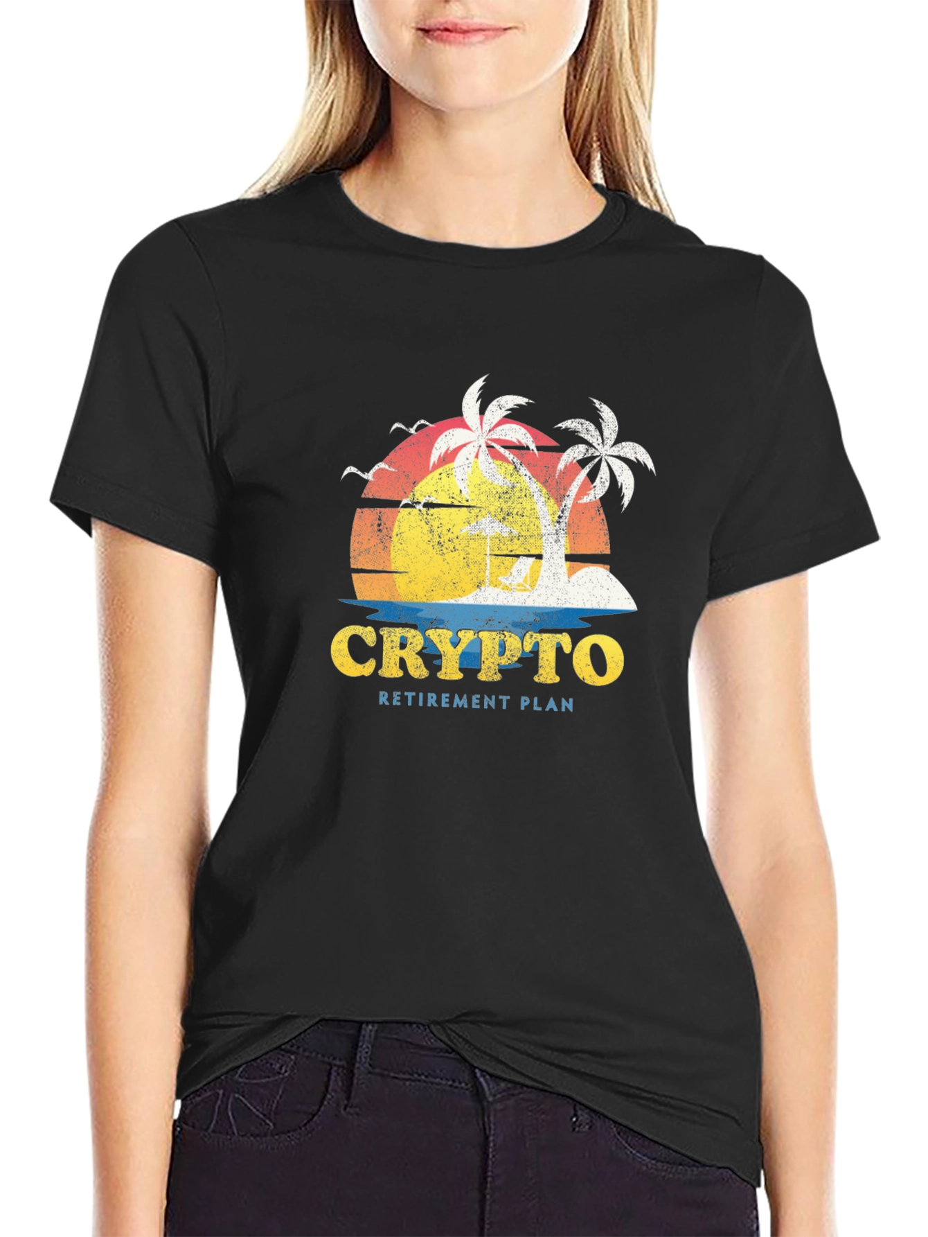 Crypto Retirement Plan T-Shirt - Island Life