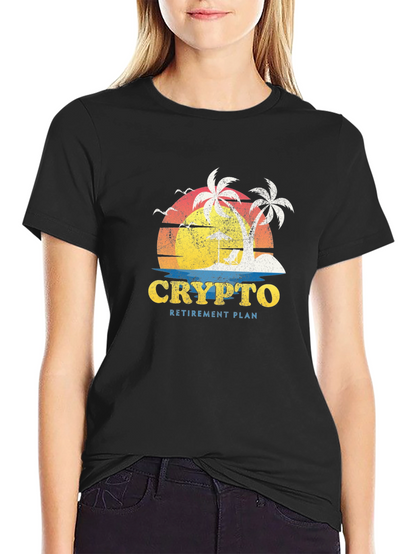 Crypto Retirement Plan T-Shirt - Island Life