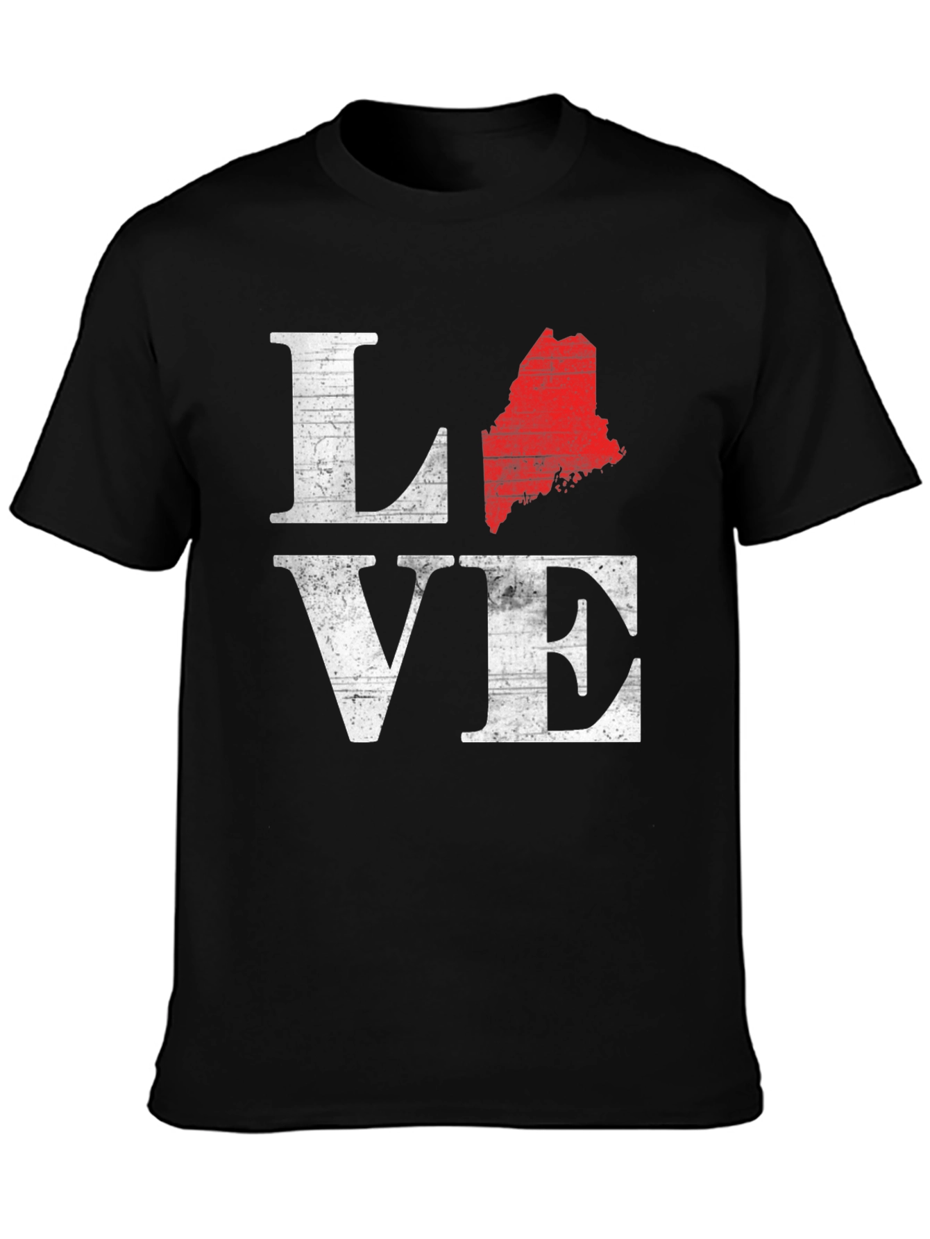 Maine Love T-Shirt - Black