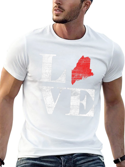 Maine Love T-Shirt - Black