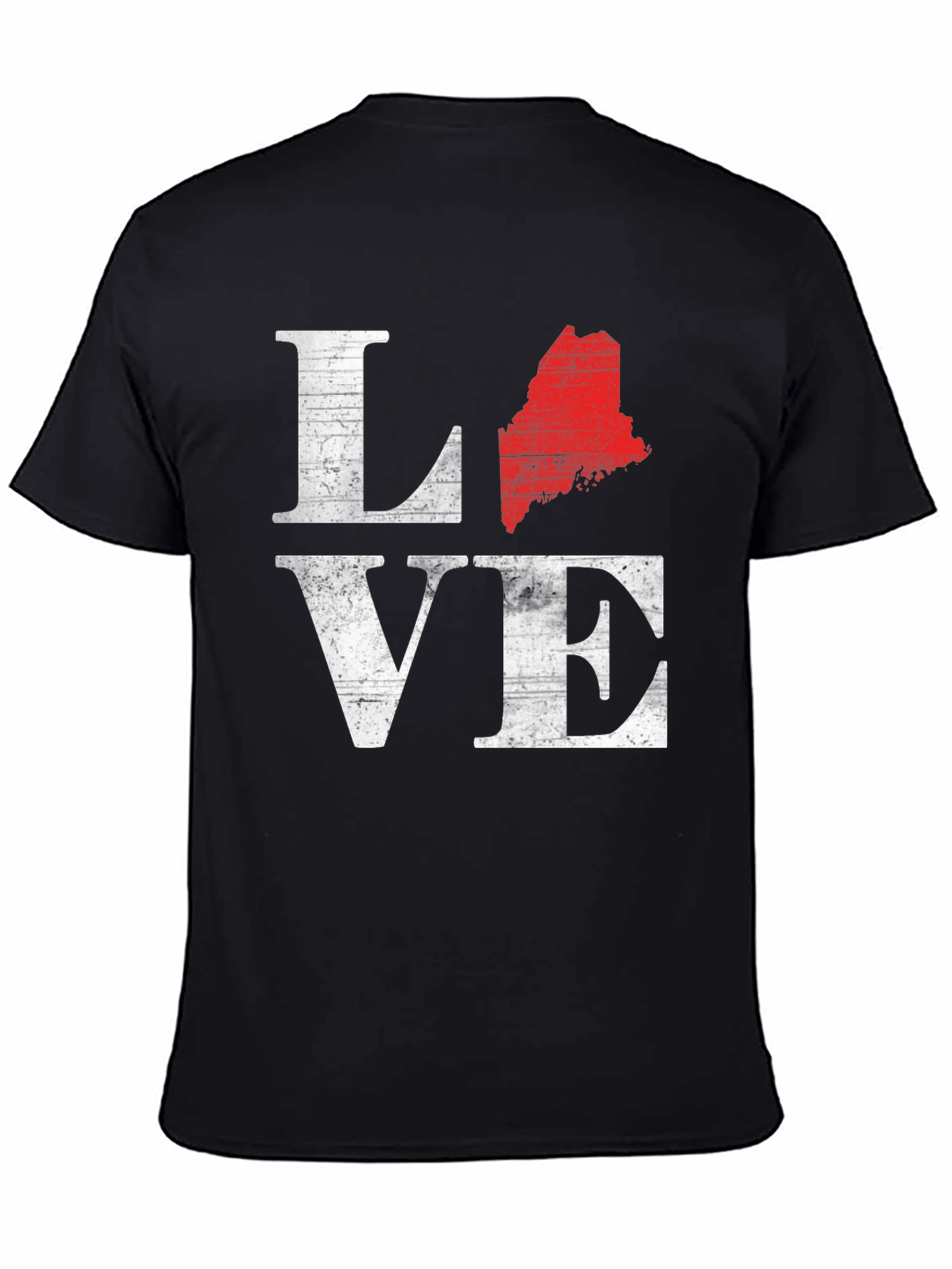 Maine Love T-Shirt - Black