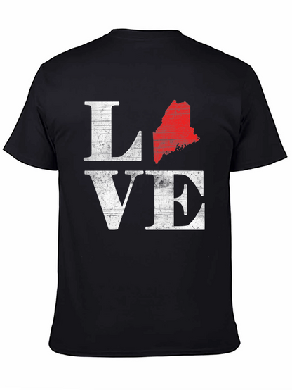 Maine Love T-Shirt - Black