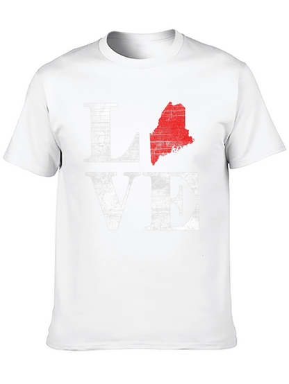 Maine Love T-Shirt - Black