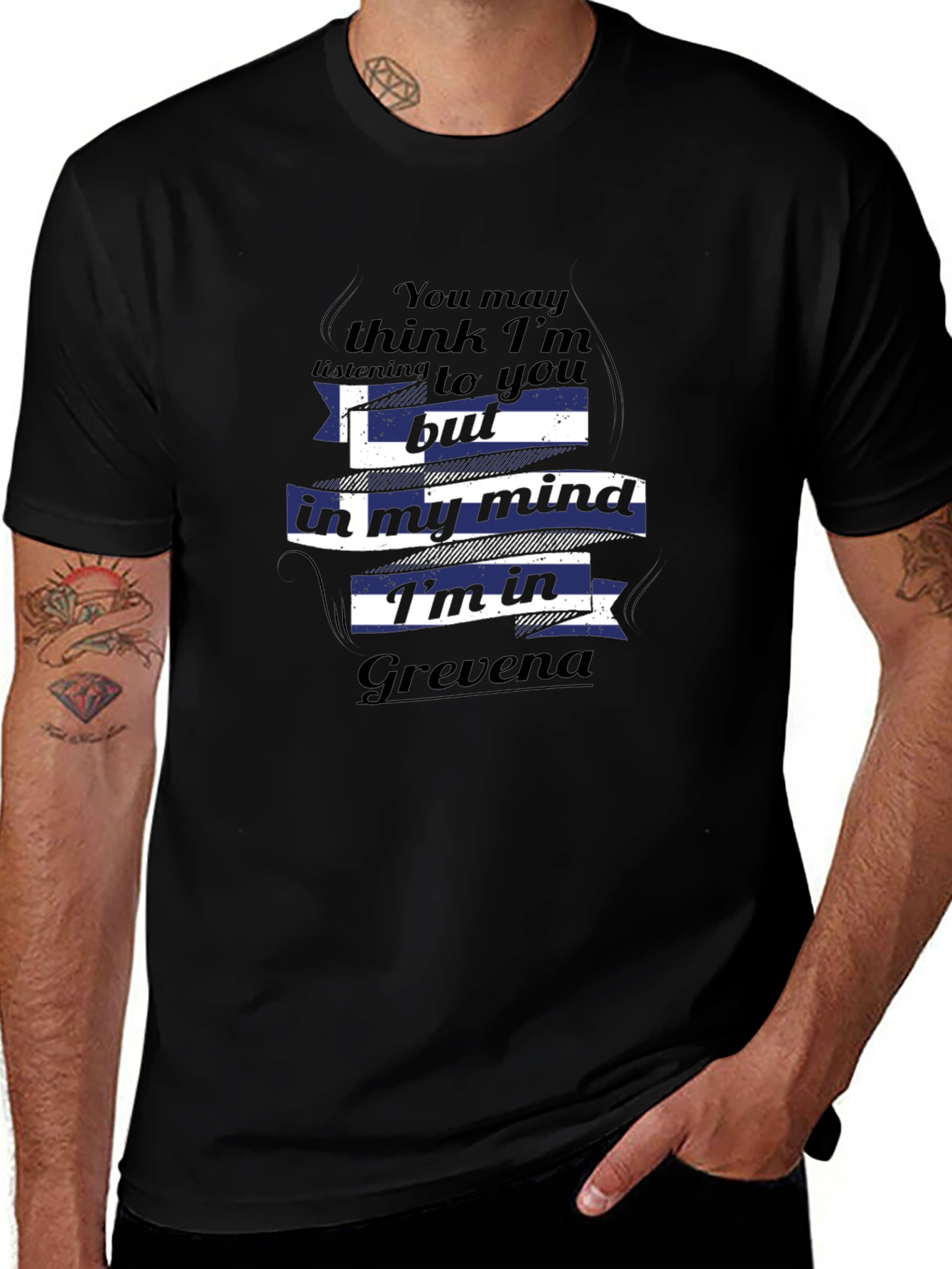 Grevena Mind T-Shirt - Greece Vacation Tee