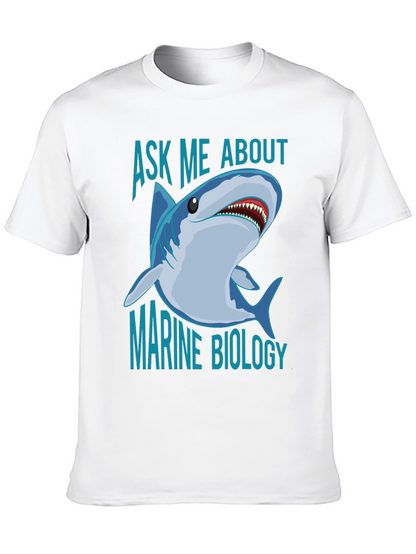 Ask Me About Marine Biology Shark T-Shirt