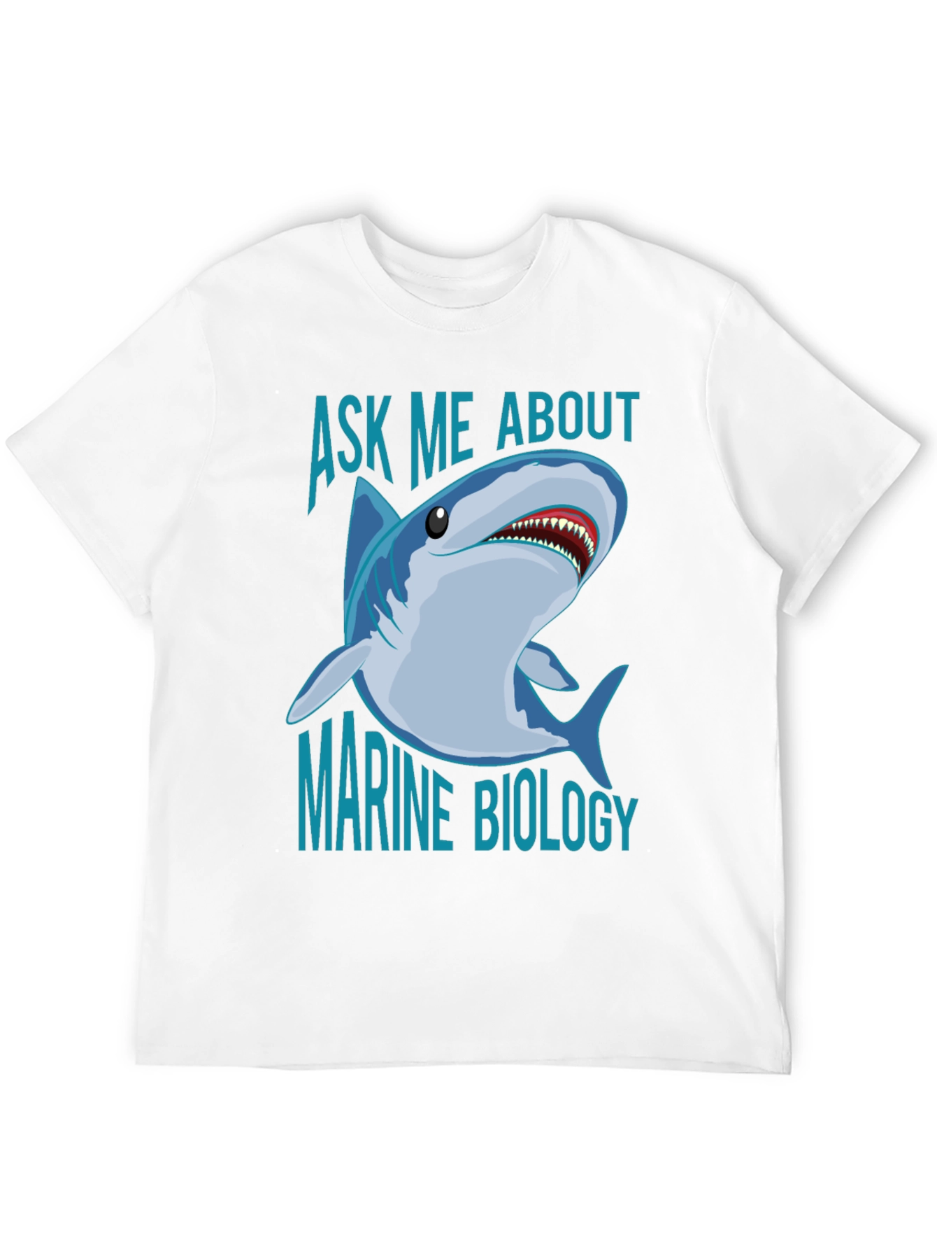 Ask Me About Marine Biology Shark T-Shirt