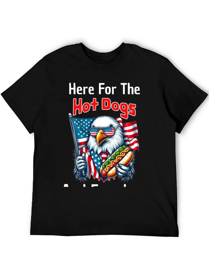 Funny Patriotic Eagle Hot Dog Lover T-Shirt