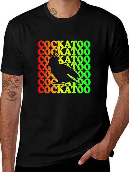 Cockatoo Graphic Tee - Mens Black T-Shirt
