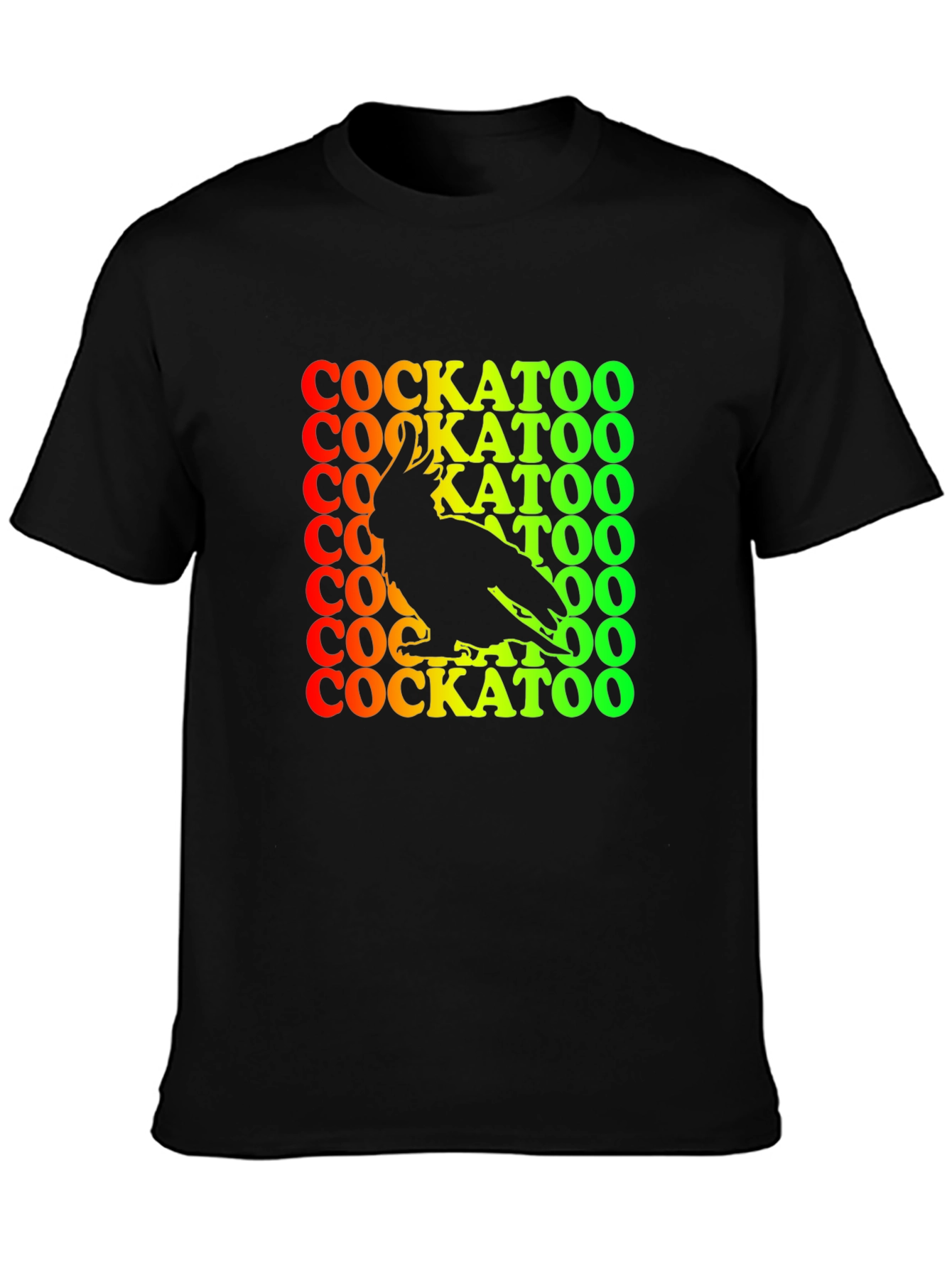 Cockatoo Graphic Tee - Mens Black T-Shirt