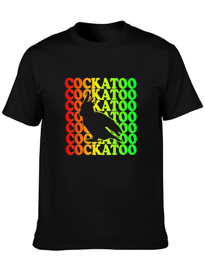 Cockatoo Graphic Tee - Mens Black T-Shirt