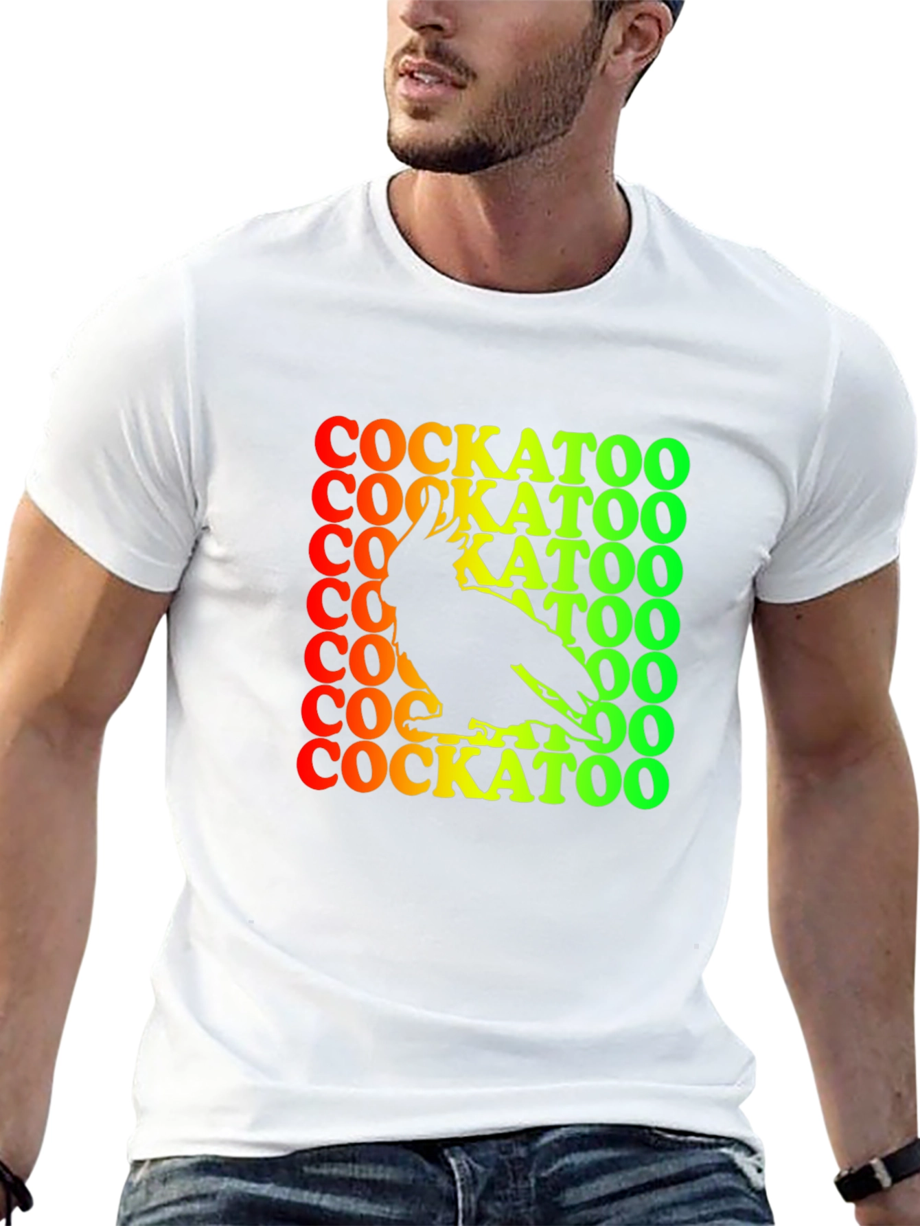 Cockatoo Graphic Tee - Mens Black T-Shirt