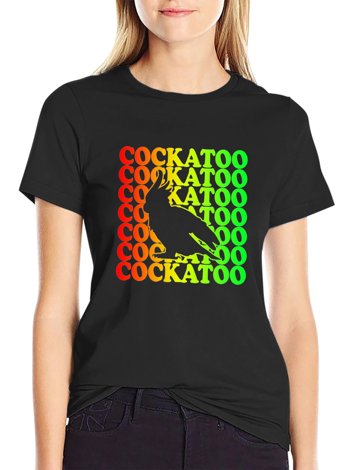Cockatoo Graphic Tee - Mens Black T-Shirt