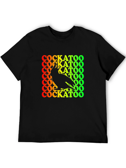 Cockatoo Graphic Tee - Mens Black T-Shirt