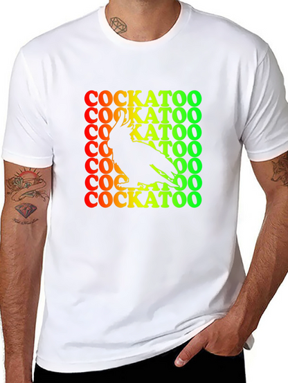 Cockatoo Graphic Tee - Mens Black T-Shirt