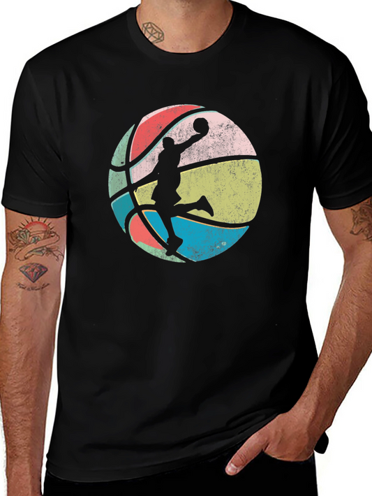 Retro Basketball Player Graphic Tee