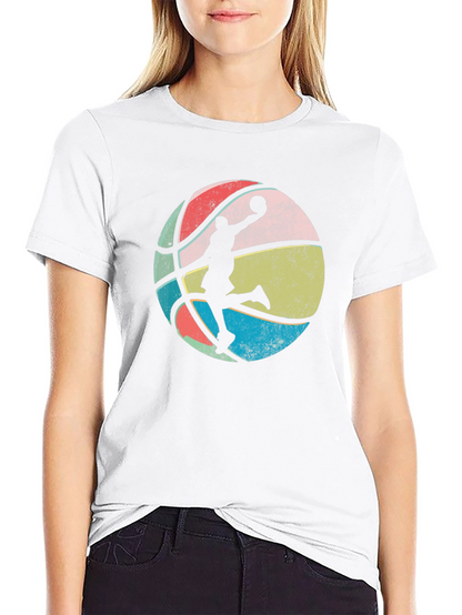 Retro Basketball Player Graphic Tee