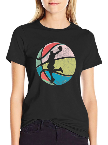 Retro Basketball Player Graphic Tee