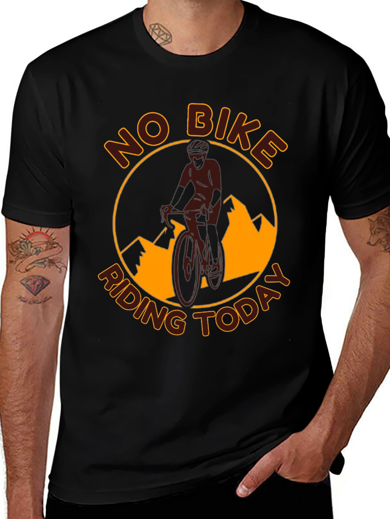 No Bike Riding Today T-Shirt