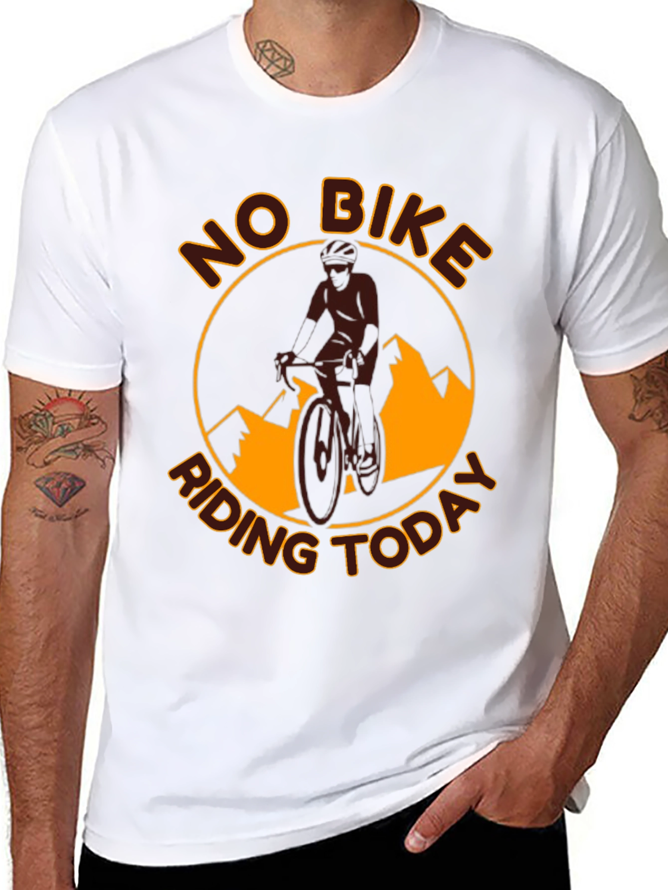No Bike Riding Today T-Shirt