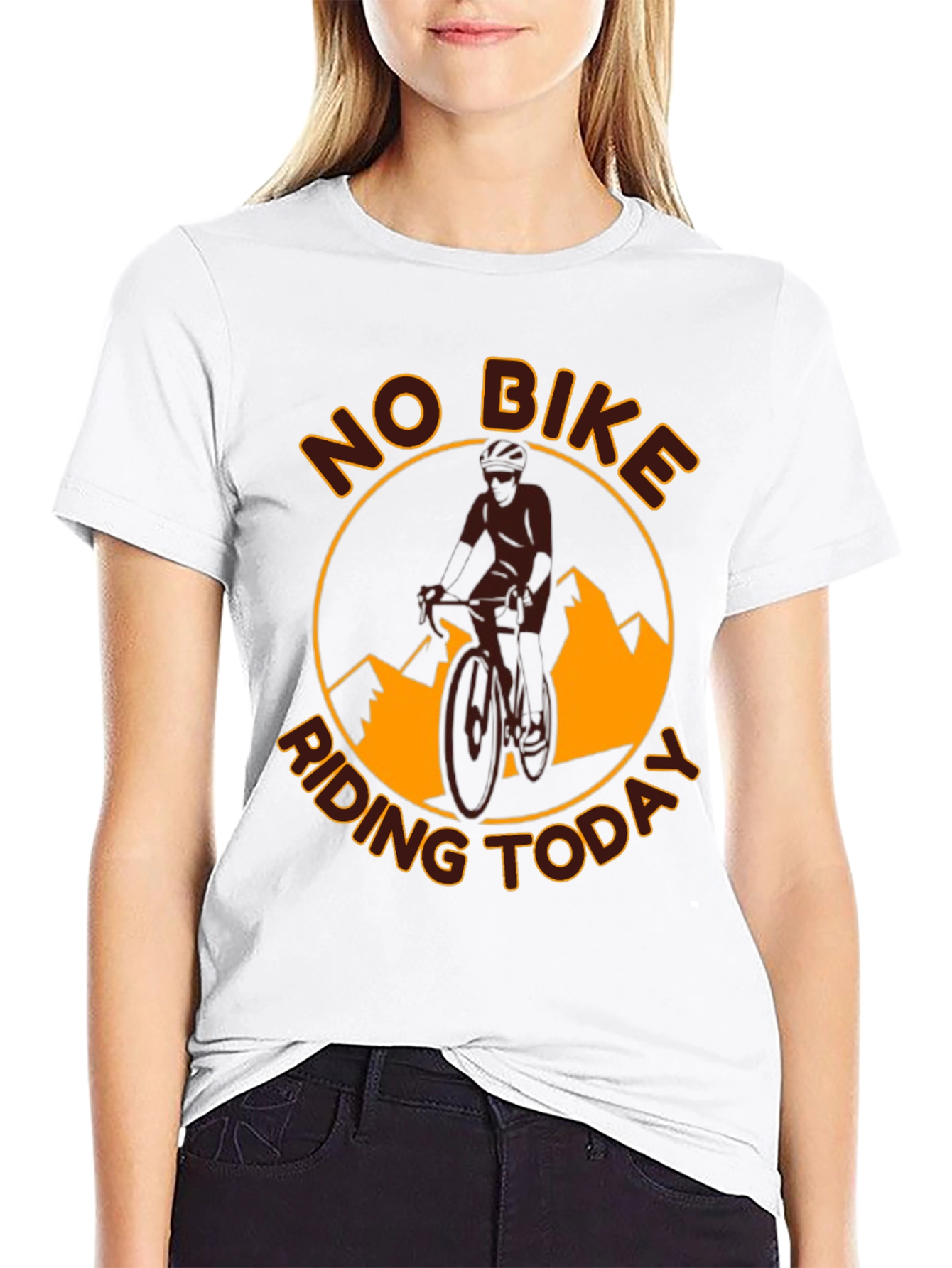 No Bike Riding Today T-Shirt