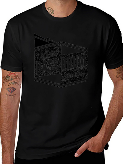 Best Bass Drum Musician Black Graphic Tee