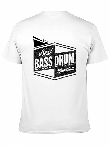 Best Bass Drum Musician Black Graphic Tee