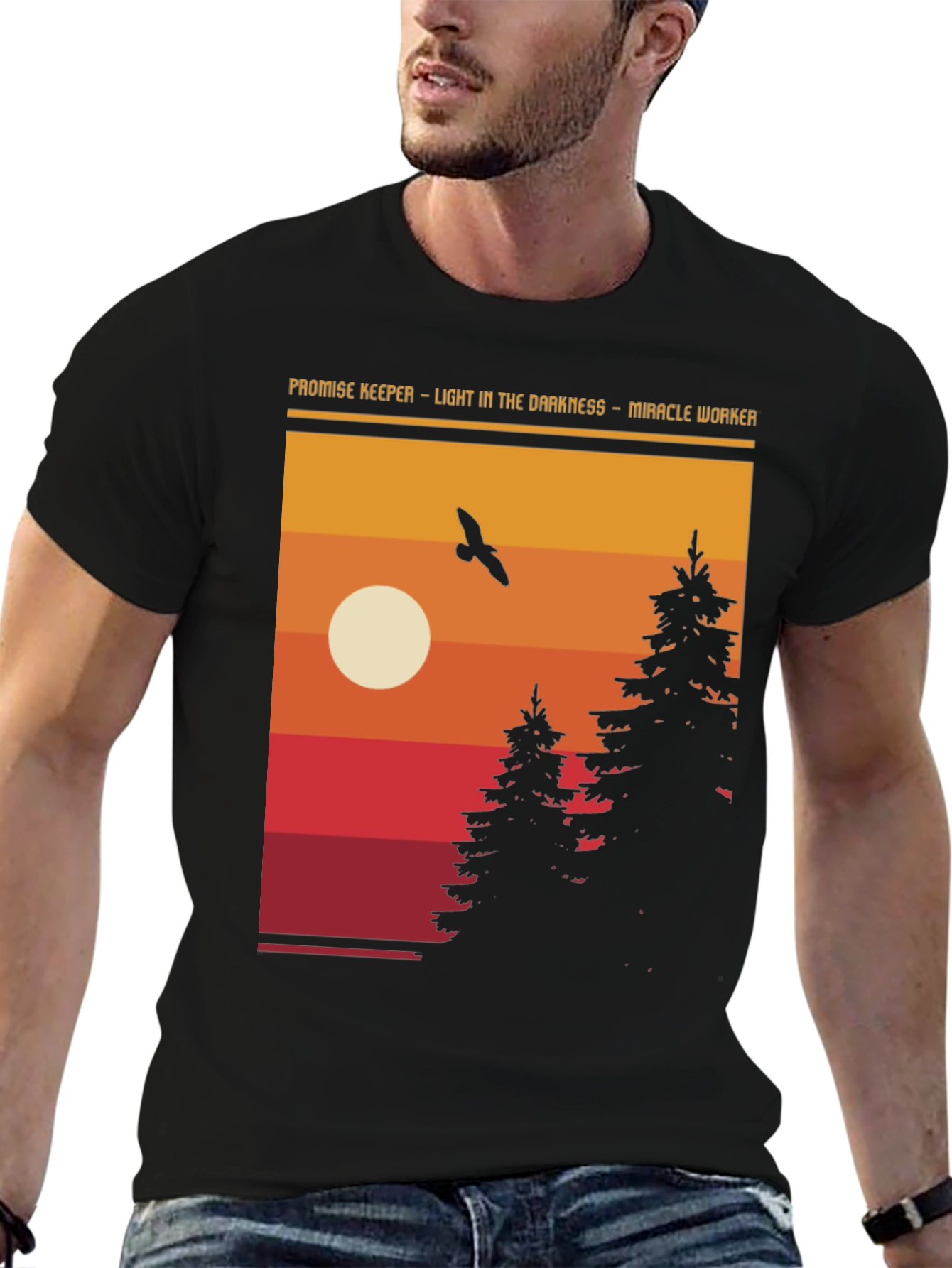 Promise Keeper Nature Graphic Tee - Light in Darkness
