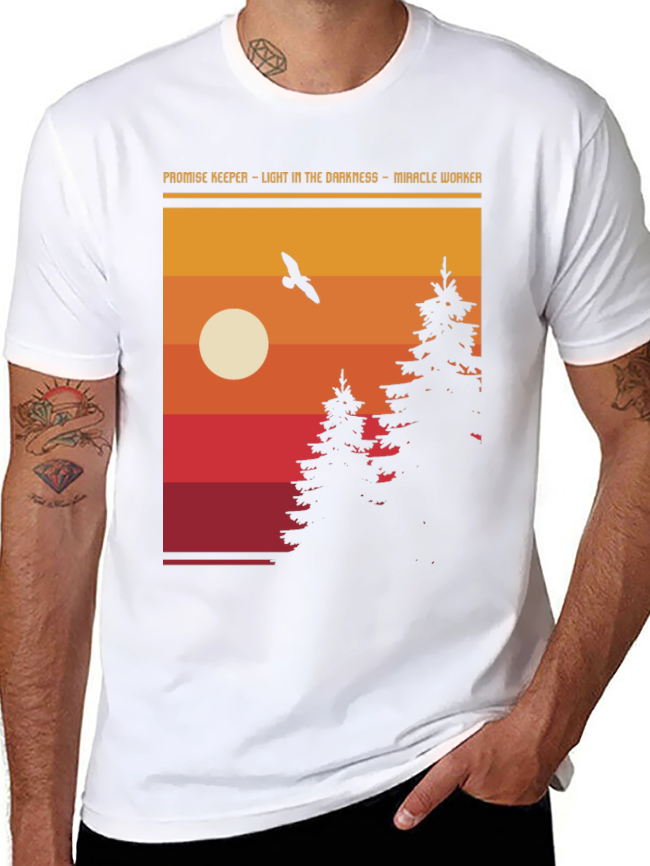 Promise Keeper Nature Graphic Tee - Light in Darkness
