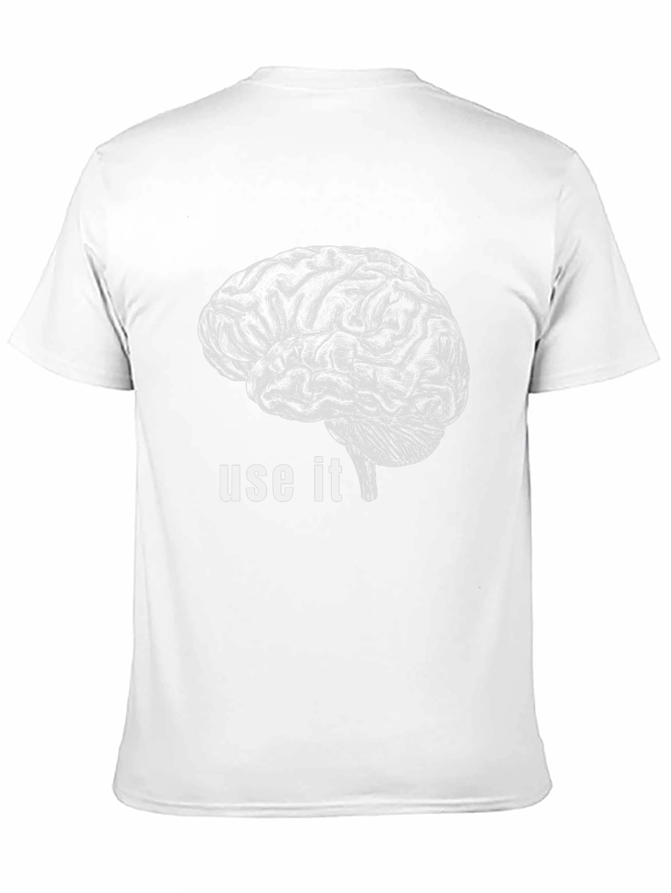 Brain Use It Graphic Tee - Black
