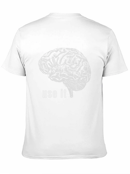 Brain Use It Graphic Tee - Black