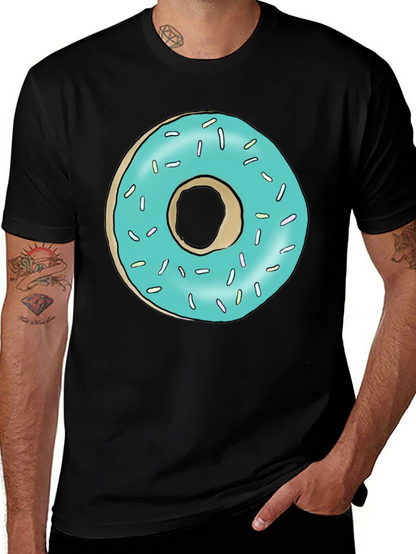 Donut Graphic T-Shirt - Fun Casual Tee