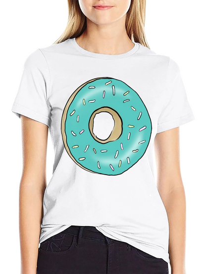 Donut Graphic T-Shirt - Fun Casual Tee