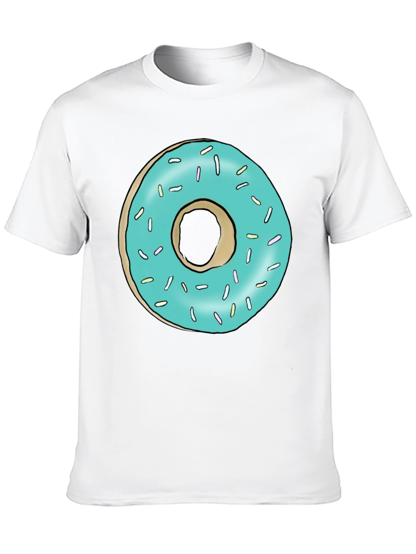 Donut Graphic T-Shirt - Fun Casual Tee