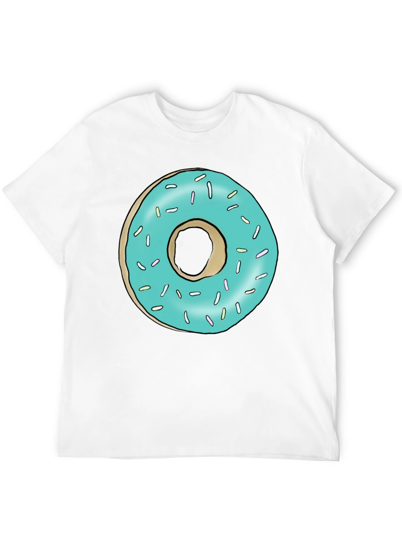 Donut Graphic T-Shirt - Fun Casual Tee