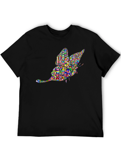 Butterfly Graphic Black T-Shirt