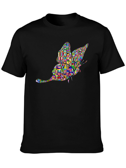 Butterfly Graphic Black T-Shirt