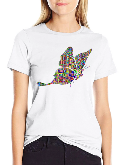 Butterfly Graphic Black T-Shirt