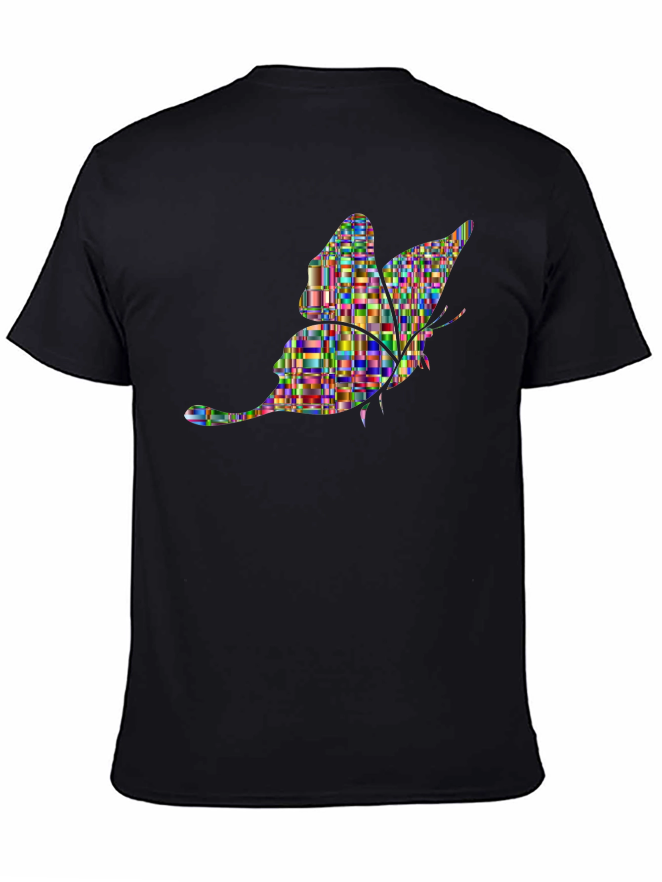 Butterfly Graphic Black T-Shirt