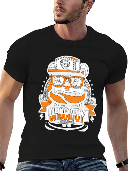 Funky Graphic Tee - Bear Design